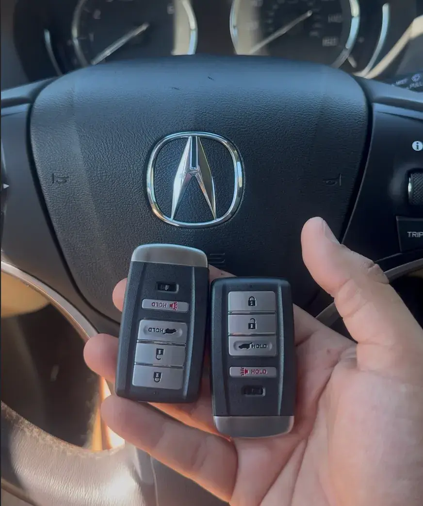 4Keys Locksmith technician programming Acura car keys on-site in Metro Atlanta