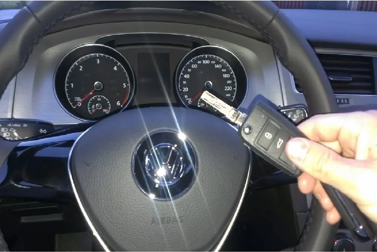 4Keys Locksmith technician programming Volkswagen car keys on-site in Metro Atlanta